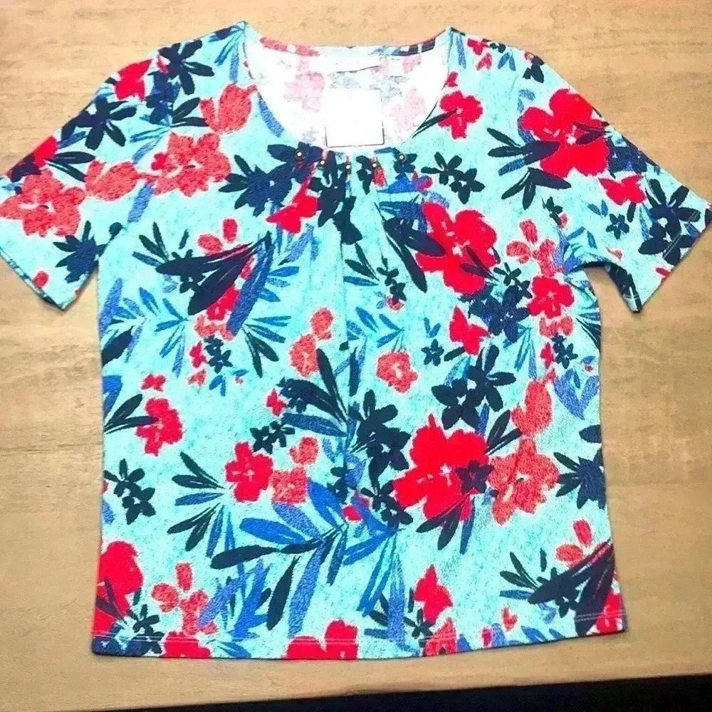 NWT Rafaella shirt petite medium